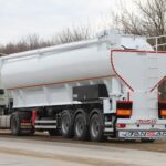 Полуприцеп кормовоз стальной со шнековой выгрузкой GuteWolf